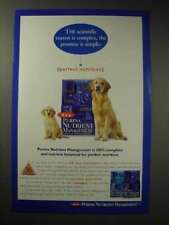 1995 Purina Nutrient Management Dog Food Ad picture