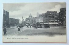Lynn MA Massachusetts Central Square Vintage Postcard D1 picture