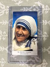 Rare Saint St. Mother Teresa Of Calcutta Holy Card Approximately 2”x4” picture