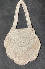 high qaulity antique Victorian handmade brussels Irish? ornate flounce lace 20 picture