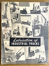 1952 TEXACO OIL vintage technical book LUBRICATION OF INDUSTRIAL TRUCKS tractors picture