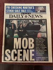 John Gotti Funeral New York Daily News Cover Only LAMINATED picture