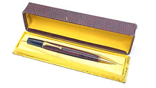 PARKER PARCO PENCIL IN RED MARBLE IN BOX MADE FOR FRENCH MARKET OC picture