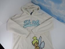 Disney Tink Tinkerbell Embroidered Fleece Pullover Hoodie Woman's Size Med A2 picture