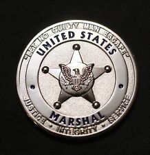 USMS United States Marshal Challenge Coin Hawaii 50th State King Kamehameha Rare picture