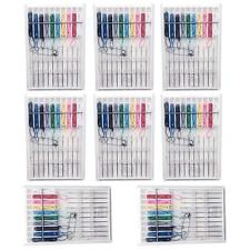 8 Boxes 80 Pieces Assorted Colors Pre-Threaded Needle Kit Travel Sewing Kit C... picture