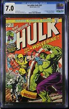 Incredible Hulk #181 CGC FN/VF 7.0 1st Full Appearance Wolverine Marvel 1974 picture