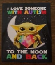 Baby Yoda Autism  Refrigerator Magnet picture