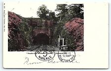 1905 PERKASIE PA SOUTH END PERKASIE RAILWAY TUNNEL UNDIVIDED BACK POSTCARD P4151 picture