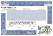 W.R. Grace and Co. - 1998 Specimen Stock Certificate - Specimen Stocks & Bonds picture