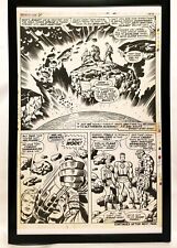 Fantastic Four Annual #6 pg. 35 by Jack Kirby 11x17 FRAMED Original Art Poster M picture