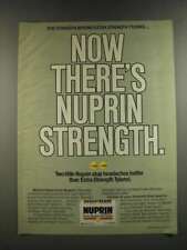 1986 Bristol-Myers Nuprin Medicine Ad - Now There's Nuprin Strength picture