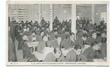 Military WWII postcard IQ Test for Classificaion Reception Center  picture