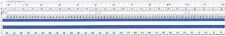  Data Processing Magnifying Ruler, 12-Inches, Clear (14125)  picture
