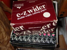 EZ WIDER VINTAGE CIGARETTE ROLLING PAPERS STORED FRESH & DRY BOX/100 Books picture