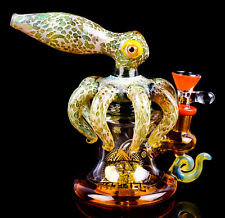 Tattoo Glass® THICK Colorful Showerhead Bong ALIEN Glass Water Pipe HOOKAH *USA* picture