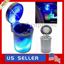 Car Ashtrays Multi-Function Portable Ashtray Colorful LED Light with Air Vent US picture