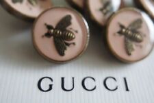 Gucci  buttons 6 pcs  metal 14 mm 0,5 inch  metal  light pink bees picture