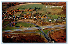 1957 Pennsylvania Turnpike, Donegal Interchange, Turnpike PA Posted Postcard picture