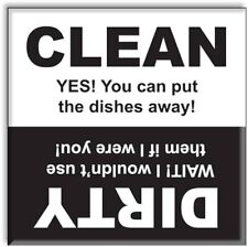 Clean / Dirty Dishwasher Magnet - Waterproof Magnet  (NEW) picture