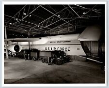 Airplane USAF Military Airlift Command C-5A Partial Load 1966 8x10 B&W Photo C6 picture