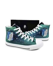 Attack On Titan AOT Sneakers Luminous Green US Size 7.5 Men (9.5 Women) picture