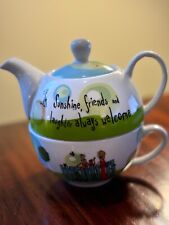 CREATIVE TOPS  mbc TEA FOR ONE Born To Shop SUNSHINE FRIENDS LAUGHTER Teapot Cup picture