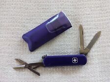 (Retired) Rarer Purple Wenger Delemont 65mm Swiss Army Knife + Plastic Case picture