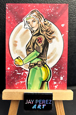 Rogue Sketch Card 1/1 Original on card signed Artist ACEO Marvel X-Men '97 picture