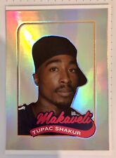 Tupac Shakur 2 Pac Baseball Refractor Card / Uncut, One of a Kind Big Size Uncut picture