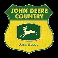 John Deere Vintage 1950s  Recreated Color Emblem - Emblem Sticker Decal picture