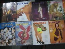 Playboy Magazines Vintage 1972 Full Complete Year - 12 Copies - Excellent to Acc picture