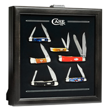 CASE XX Knives Small Black Wood & Glass Countertop Knife Display 50990 picture