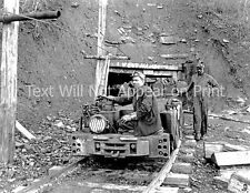 1915-1925 Miners Hauling Coal Vintage Photograph 8.5