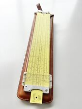 1959 Pickett Slide Rule N4-ES Vector-Type Log Log Dual Base Speed Rule w/ Case picture