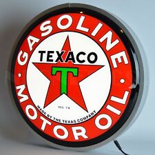 Texaco Motor Oil Backlit Led Banner Neon Light Sign 15