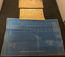 WESTERN UNION LETTER STAMPED/BLUE PRNT / DATED JULY 31, 1918 ( SUPER RARE ITEM ) picture