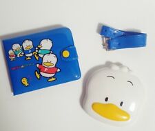 Sanrio Ahiru No Pekkle Lot Vintage Blue Duck Bundle Compact Mirror HTF Wallet  picture