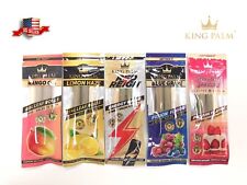 NEW KING PALM VARIETY PACK 100% REAL LEAF ROLLS MINI SIZE 5 PACKS picture