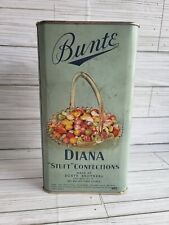 Antique Advertising Bunte Candy Tin Diana Confections Food Kitchen Collectible picture