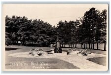 Creston Iowa IA Postcard RPPC Photo McKinley Park View c1930's Unposted Vintage picture