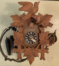 VINTAGE SETH THOMAS CUCKOO CLOCK PENDULUM, WEIGHTS 1700 Complete untested picture