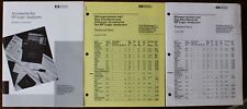 3 lot 1994 HP HEWLETT PACKARD Product Brochures Logic Analyzer Accessories Specs picture