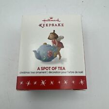 Hallmark A SPOT OF TEA 2016 Fairy Miniature Keepsake Ornament MINI Teapot Pixie picture