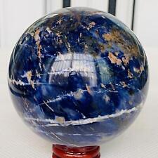1140g Blue Sodalite Ball Sphere Healing Crystal Natural Gemstone Quartz Stone picture