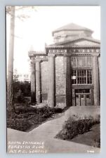 Seattle WA-Washington RPPC, South Entrance Forestry Building Vintage Postcard picture
