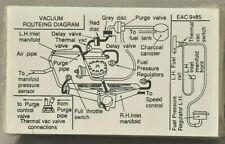 Jaguar Vacuum Routing Diagram Sticker EAC-9485  V12 Genuine Jaguar. NEW picture
