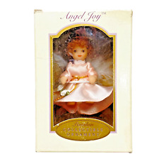 DG Creations Angel Joy Porcelain Doll Ornament 2003 Hand Painted Christmas picture