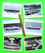Lot/6 Diff 1960's OLDSMOBILE ORIGINAL PRESS PHOTOS Convertibles CONCEPT CARS Cpe picture