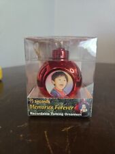 Memories Forever 15 Seconds Recordable Talking Ornament Red Works New picture